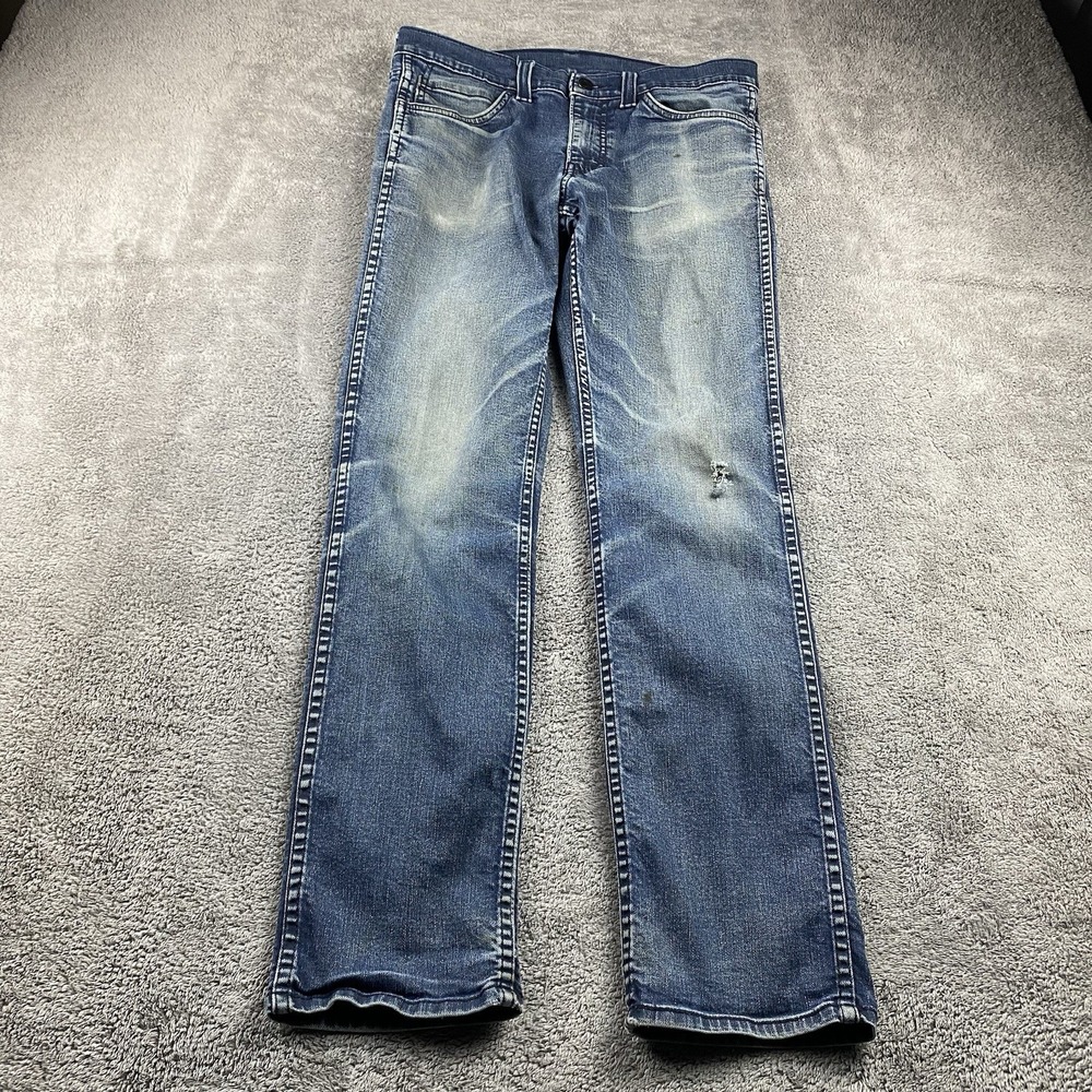 Levis 511 Slim Fit Jeans Mens 32x29 Blue‎ Medium Wash Mid Rise